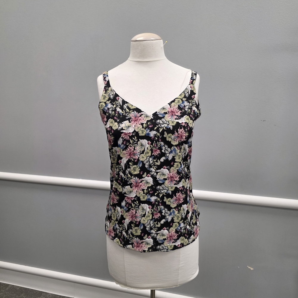 White House Black Market Floral Camisole Reversible